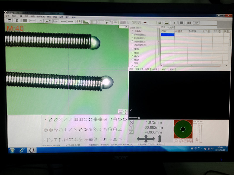 微TIG焊接:腦電極導絲(鎳鉻合金絲)端部熔球狀 - 醫(yī)用零部件焊接 - 3